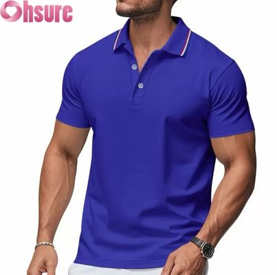 OEM Custom Logo Printing Men's for Polo Shirts Summer Office Gym Work Clothing Casual Blank Printed XS-2XL Solid Pattern Knitted Продолжайте печать