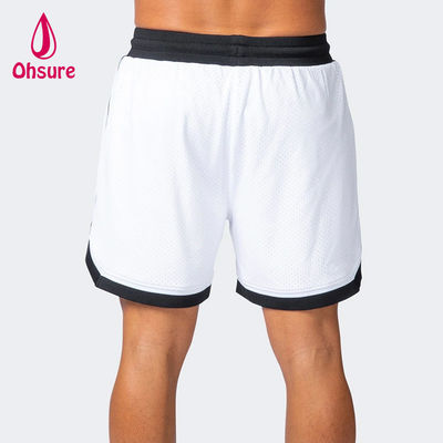 Oem Solid Color Men Summer Breathable Mesh Gym Shorts Training Workout Wear Quick Dry Gym Shorts для мужчин Спортивная одежда Новые шорты