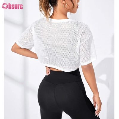 OEM Factory Price Summer Light Weight Outdoor Workout Mesh Tank Top для женщин