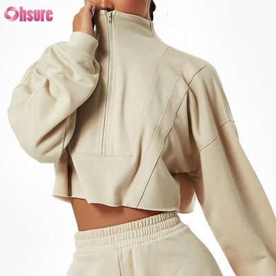 Custom Logo Custom Plain Sweatshirt Women Hoodies Print Heavy Weight Cotton Casual Short Sets Women Two Piece Winter Knitted (Логативный логотип) Женские толстовки с капюшоном с печатным шрифтом