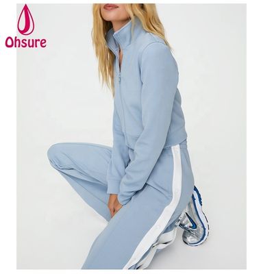 Женщины Windbreaker Спортивные наружные куртки Мода Бегание Упражнения Капуста Мотоциклетная куртка Полиэстерная ципперная куртка Внутренний стандарт