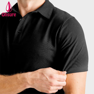 OEM Custom Logo Shirt Summer Office Gym Шпандекс / нейлон Мужской личный тренер Рабочая одежда Мужчины Поло рубашки Пустой Casual XS-2XL