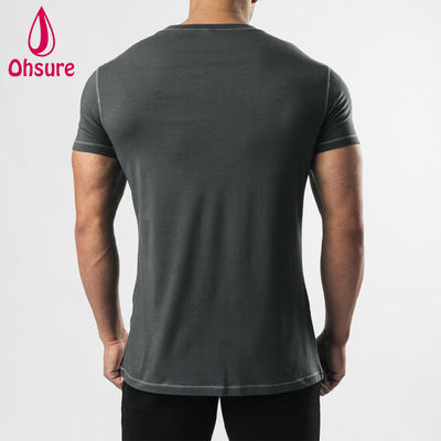 OEM Custom Logo Quick Dry Zig-Zag Stitching Sports Top Muscle Fit Men Fitness Gym Training Men's Shirts Blank Casual Printed (Оригинальное издание)