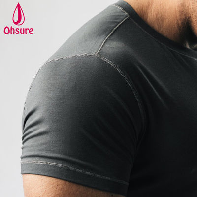 OEM Custom Logo Quick Dry Zig-Zag Stitching Sports Top Muscle Fit Men Fitness Gym Training Men's Shirts Blank Casual Printed (Оригинальное издание)