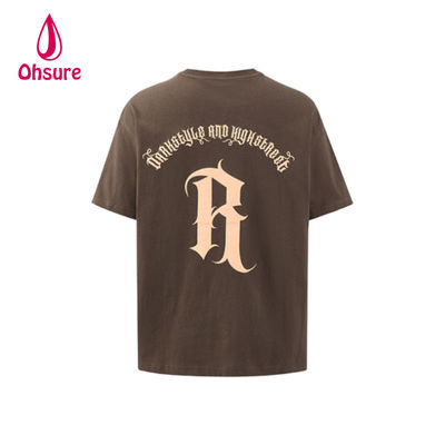 Ohsure Custom Logo Streetwear Design 100% Cotton Fashion Tie-Dye Большие мужские графические футболки
