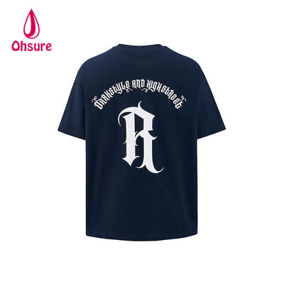 Ohsure Custom Logo Streetwear Design 100% Cotton Fashion Tie-Dye Большие мужские графические футболки