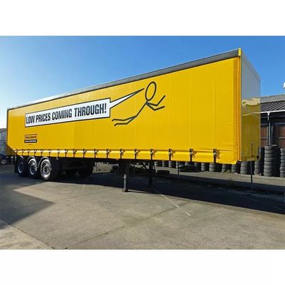 Литонг Heavy Duty логотип Печать ПВХ брезент боковой занавески для грузовика